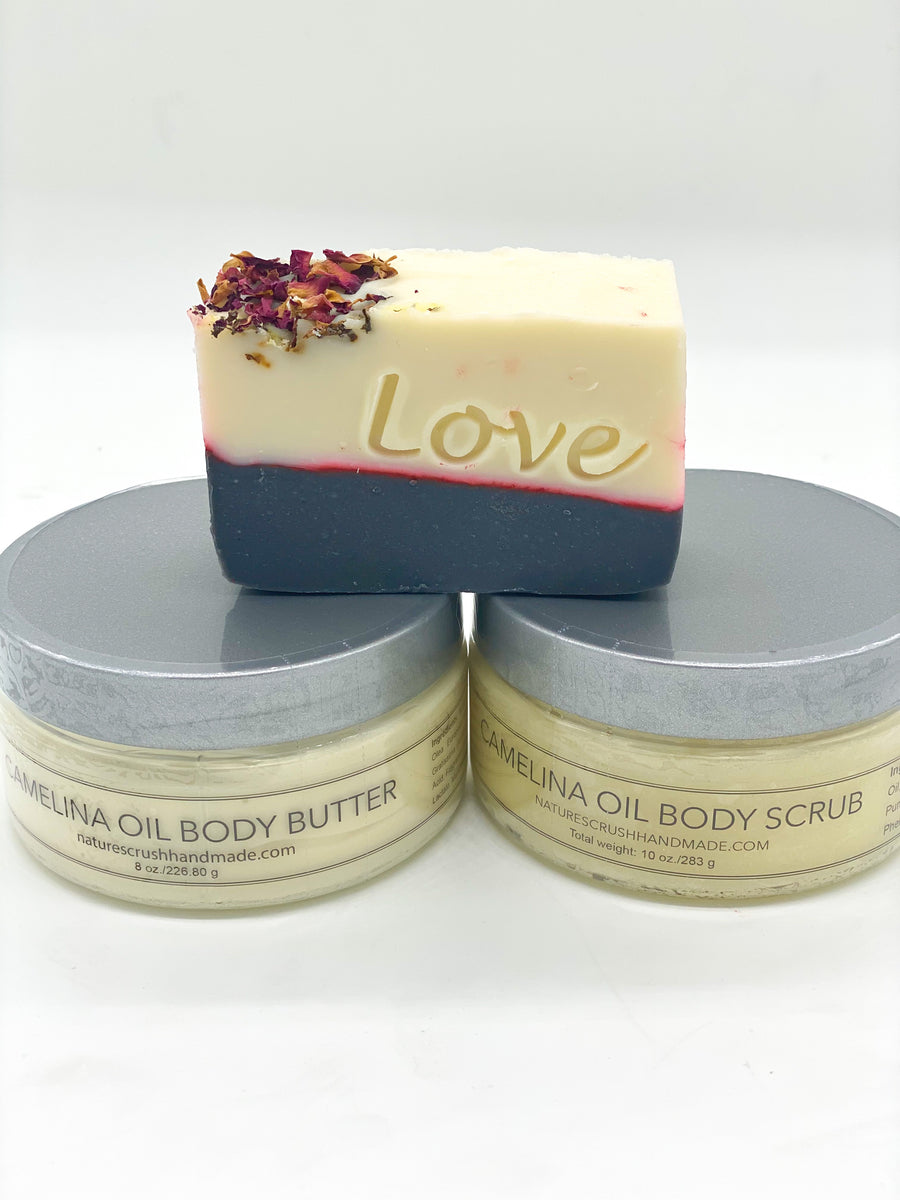 Body Butter, Soap, and Body Scrub Set